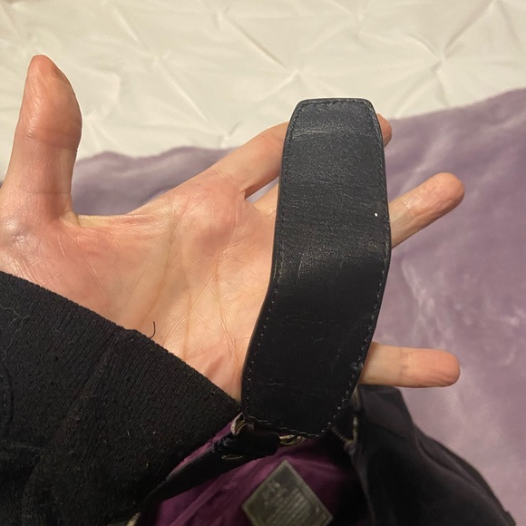 Coach Black Leather Shoulder Bag - Picture 7 of 10